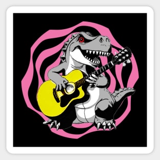 Rocking Dino Sticker